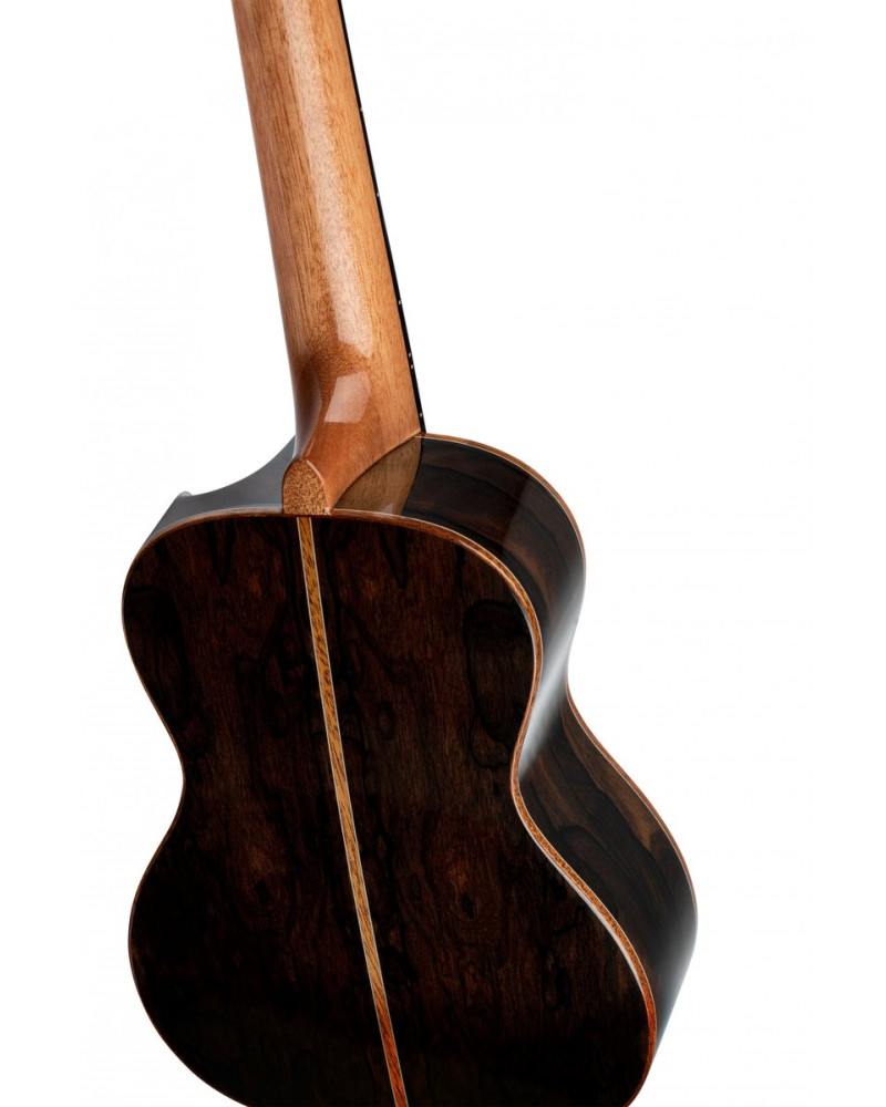 Ortega RUET-ZC Elite Series Concert Ukulele 4 String - Solid Ziricote Natural + Bag