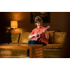 Ortega RUFIRE Earth Series Concert Ukulele 4 String - Fire Red