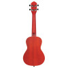 Ortega RUFIRE Earth Series Concert Ukulele 4 String - Fire Red