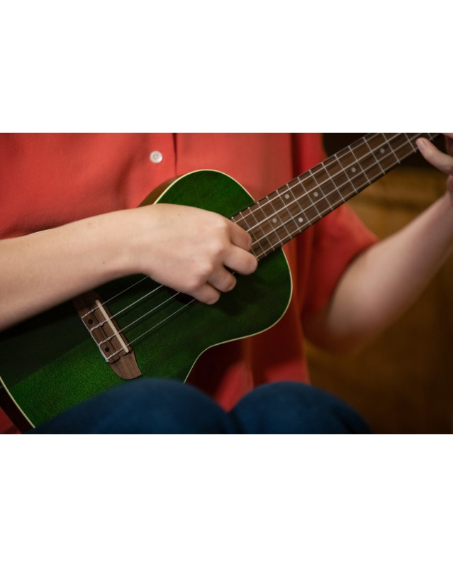 Ortega RUFOREST Earth Series Concert Ukulele 4 String - Forest Green