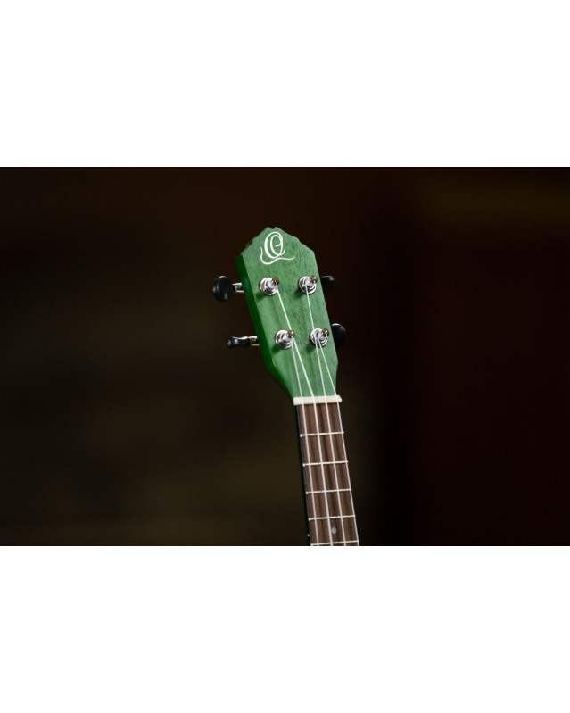 Ortega RUFOREST Earth Series Concert Ukulele 4 String - Forest Green