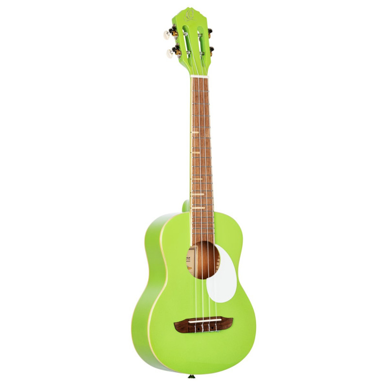Ortega RUGA-GAP Gaucho Series Ukulele 4 String - Green Apple + Bag