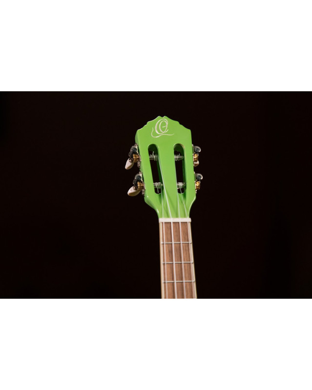 Ortega RUGA-GAP Gaucho Series Ukulele 4 String - Green Apple + Bag