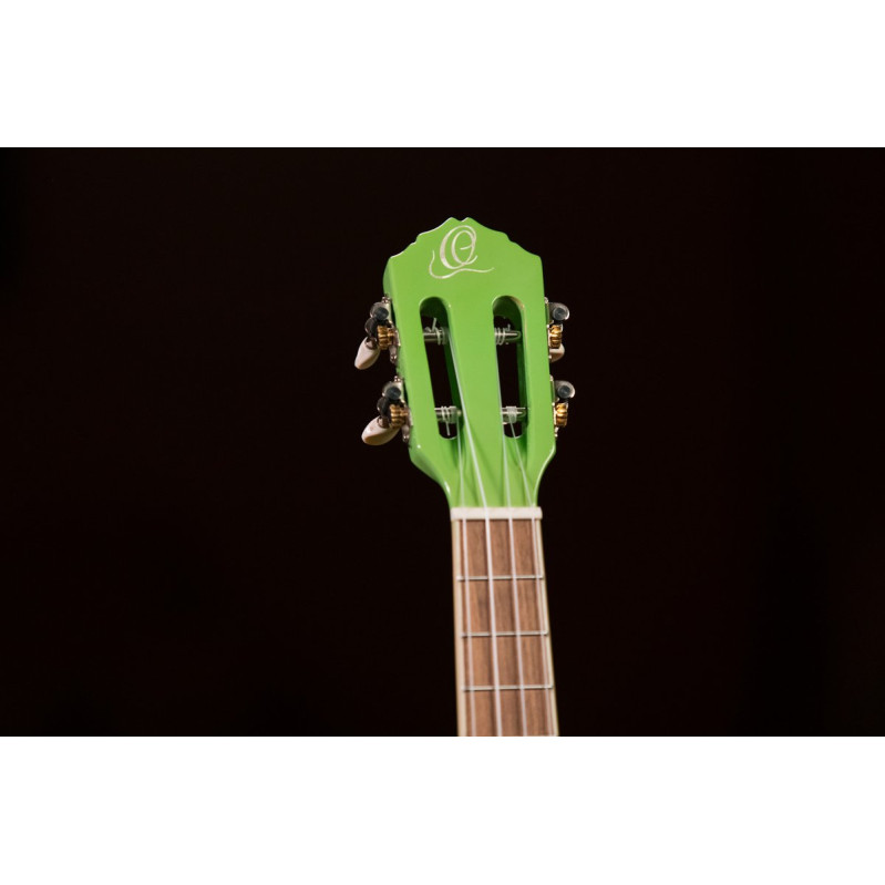 Ortega RUGA-GAP Gaucho Series Ukulele 4 String - Green Apple + Bag