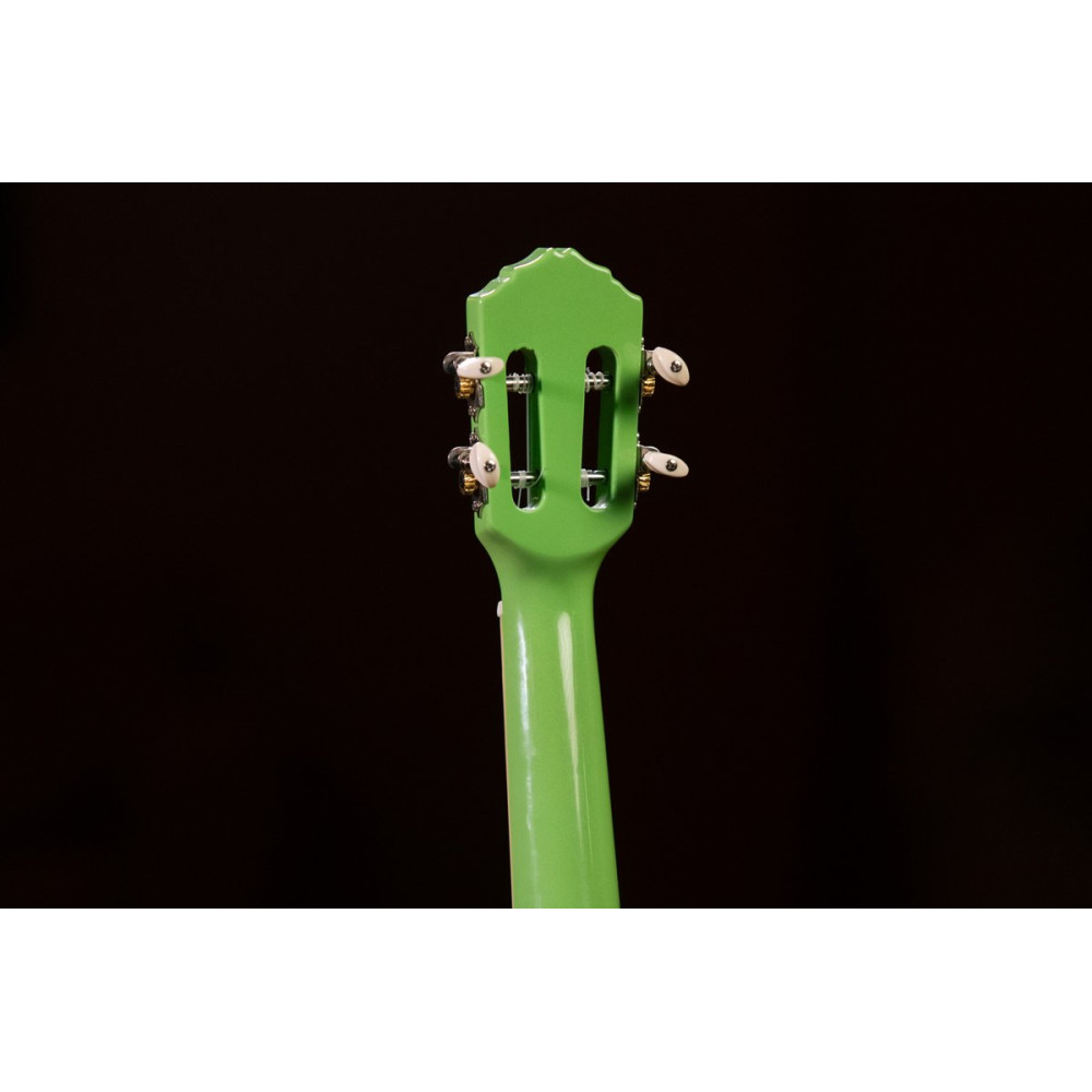 Ortega RUGA-GAP Gaucho Series Ukulele 4 String - Green Apple + Bag