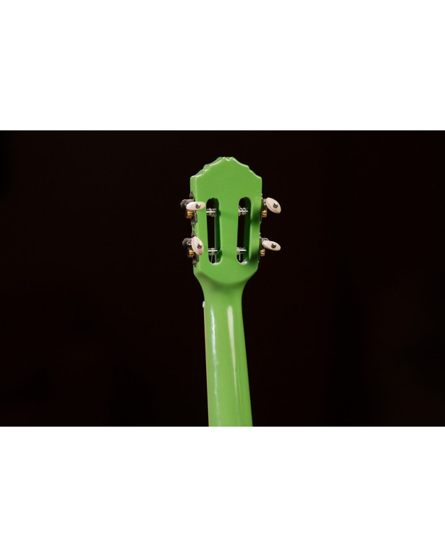 Ortega RUGA-GAP Gaucho Series Ukulele 4 String - Green Apple + Bag