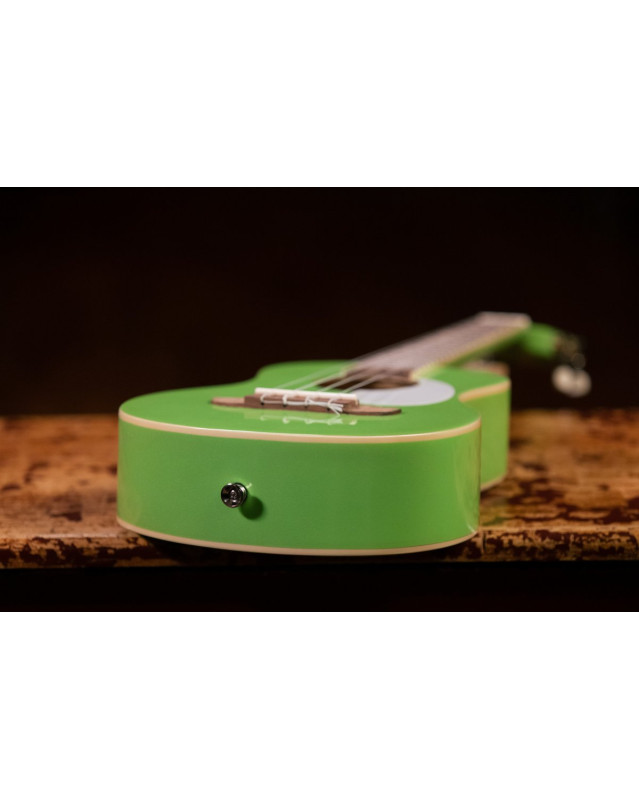 Ortega RUGA-GAP Gaucho Series Ukulele 4 String - Green Apple + Bag