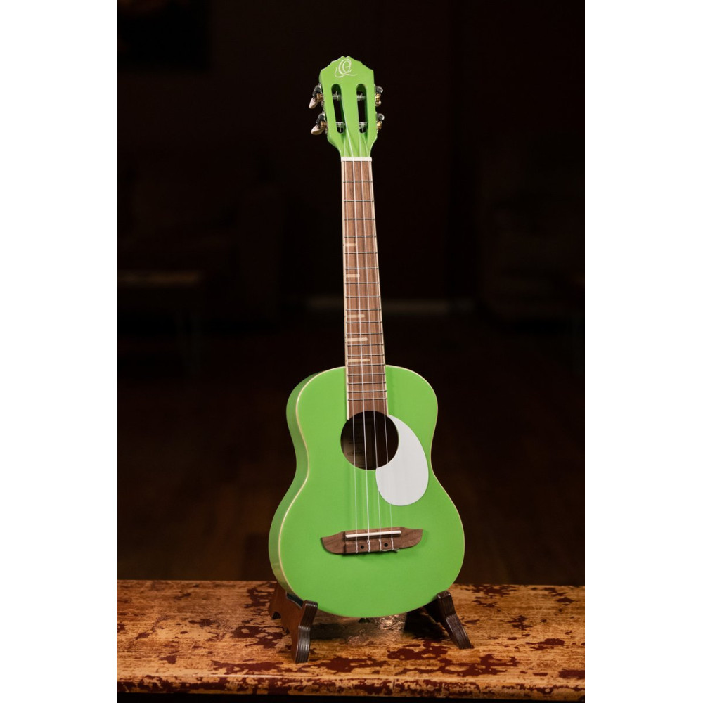 Ortega RUGA-GAP Gaucho Series Ukulele 4 String - Green Apple + Bag