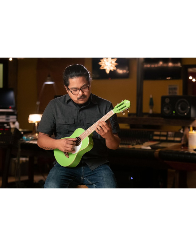 Ortega RUGA-GAP Gaucho Series Ukulele 4 String - Green Apple + Bag