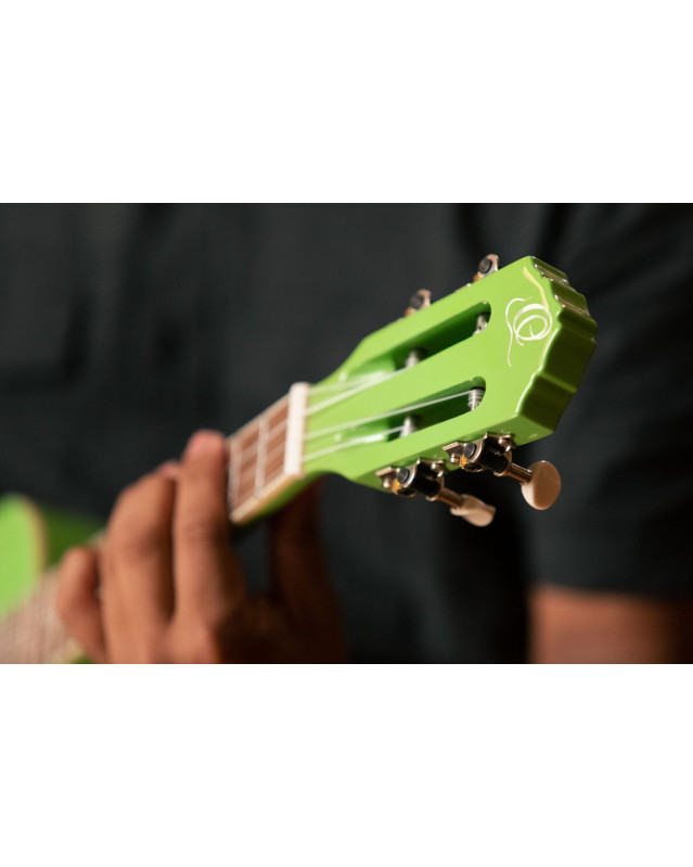 Ortega RUGA-GAP Gaucho Series Ukulele 4 String - Green Apple + Bag