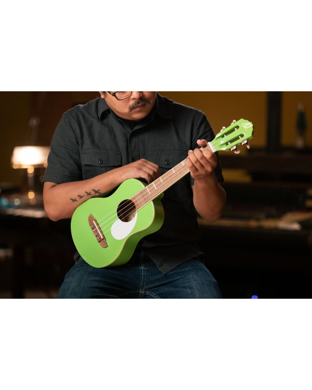Ortega RUGA-GAP Gaucho Series Ukulele 4 String - Green Apple + Bag