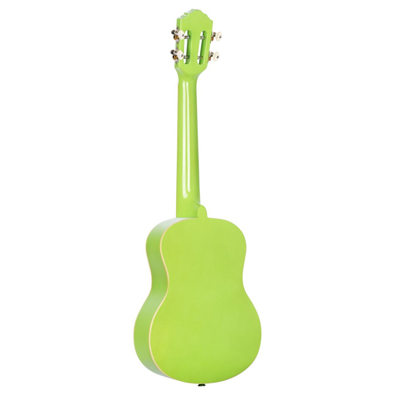 Ortega RUGA-GAP Gaucho Series Ukulele 4 String - Green Apple + Bag