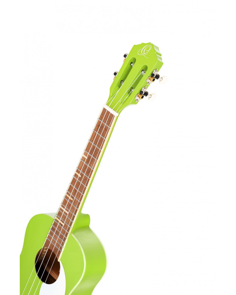 Ortega RUGA-GAP Gaucho Series Ukulele 4 String - Green Apple + Bag