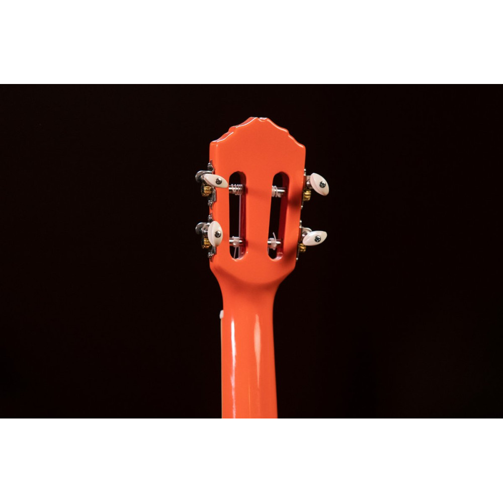 Ortega RUGA-ORG Gaucho Series Ukulele 4 String - Orange + Bag