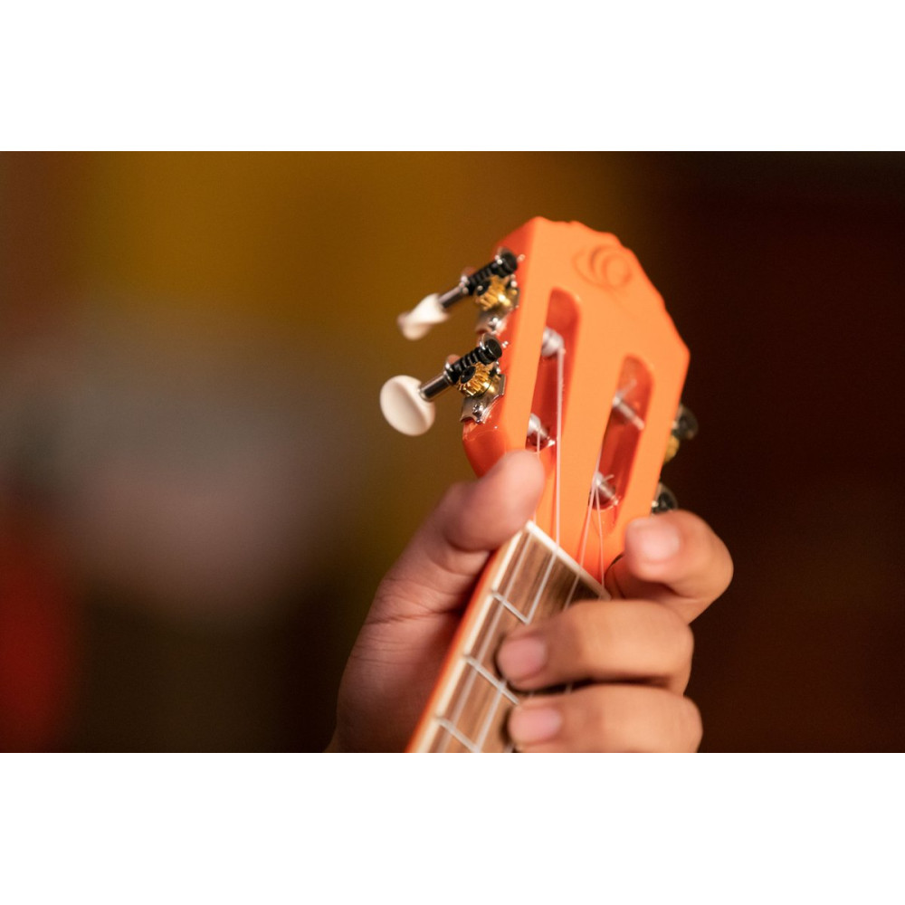 Ortega RUGA-ORG Gaucho Series Ukulele 4 String - Orange + Bag