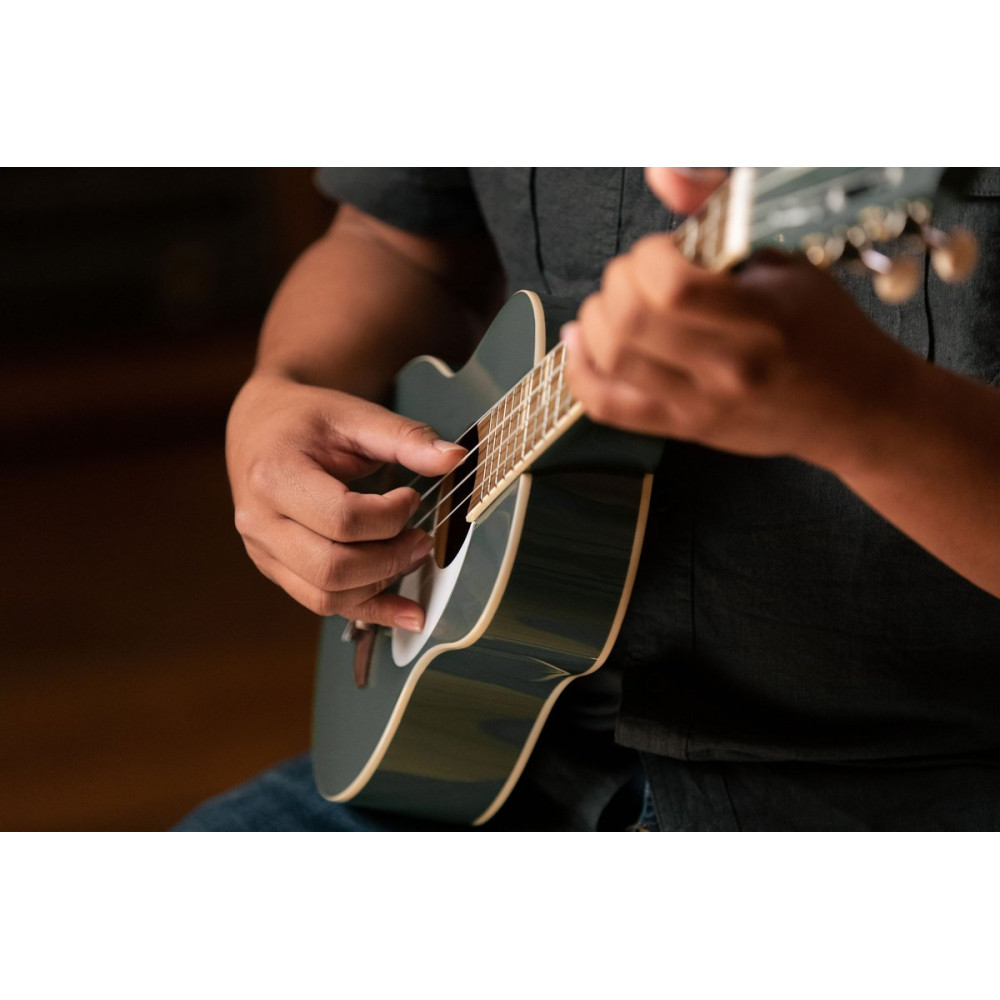 Ortega RUGA-PLT Gaucho Series Ukulele 4 String - Platinum Grey + Bag