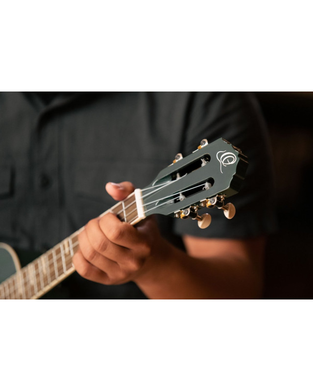 Ortega RUGA-PLT Gaucho Series Ukulele 4 String - Platinum Grey + Bag