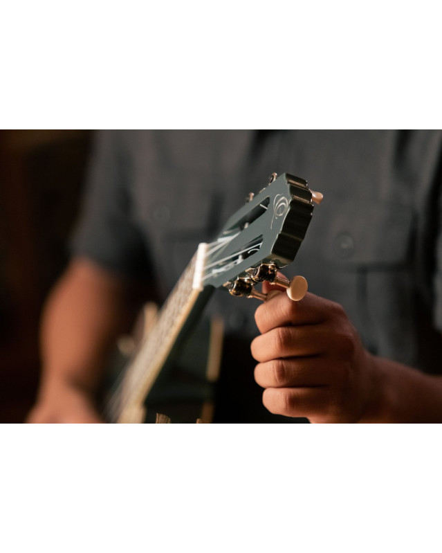 Ortega RUGA-PLT Gaucho Series Ukulele 4 String - Platinum Grey + Bag