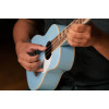 Ortega RUGA-SKY Gaucho Series Ukulele 4 String - Sky Blue + Bag