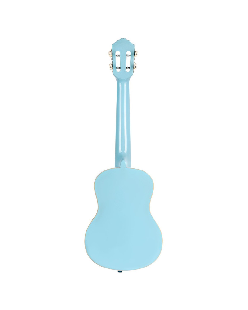 Ortega RUGA-SKY Gaucho Series Ukulele 4 String - Sky Blue + Bag