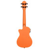 Ortega RUHWCE Custom Built Series Halloween Edition Concert Preamp Ukulele 4 String - Pumpkin Orange