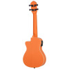 Ortega RUHWCE Custom Built Series Halloween Edition Concert Preamp Ukulele 4 String - Pumpkin Orange