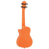 Ortega RUHWCE Custom Built Series Halloween Edition Concert Preamp Ukulele 4 String - Pumpkin Orange
