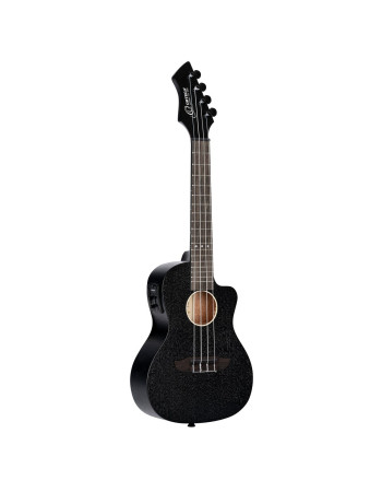Ortega RUHZ-CE-SBK Horizon Series Concert Ukulele 4 String - Okoume Black
