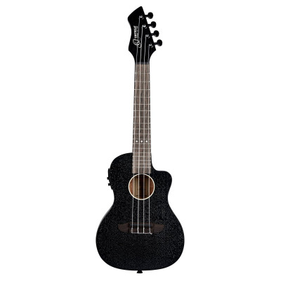 Ortega RUHZ-CE-SBK Horizon Series Concert Ukulele 4 String - Okoume Black