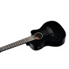 Ortega RUHZ-CE-SBK Horizon Series Concert Ukulele 4 String - Okoume Black