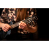 Ortega RUHZ-CE-STAR Horizon Series Concert Ukulele 4 String - Black Sparkle + Bag