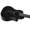 Ortega RUHZ-CE-STAR Horizon Series Concert Ukulele 4 String - Black Sparkle + Bag