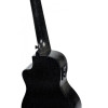 Ortega RUHZ-CE-STAR Horizon Series Concert Ukulele 4 String - Black Sparkle + Bag