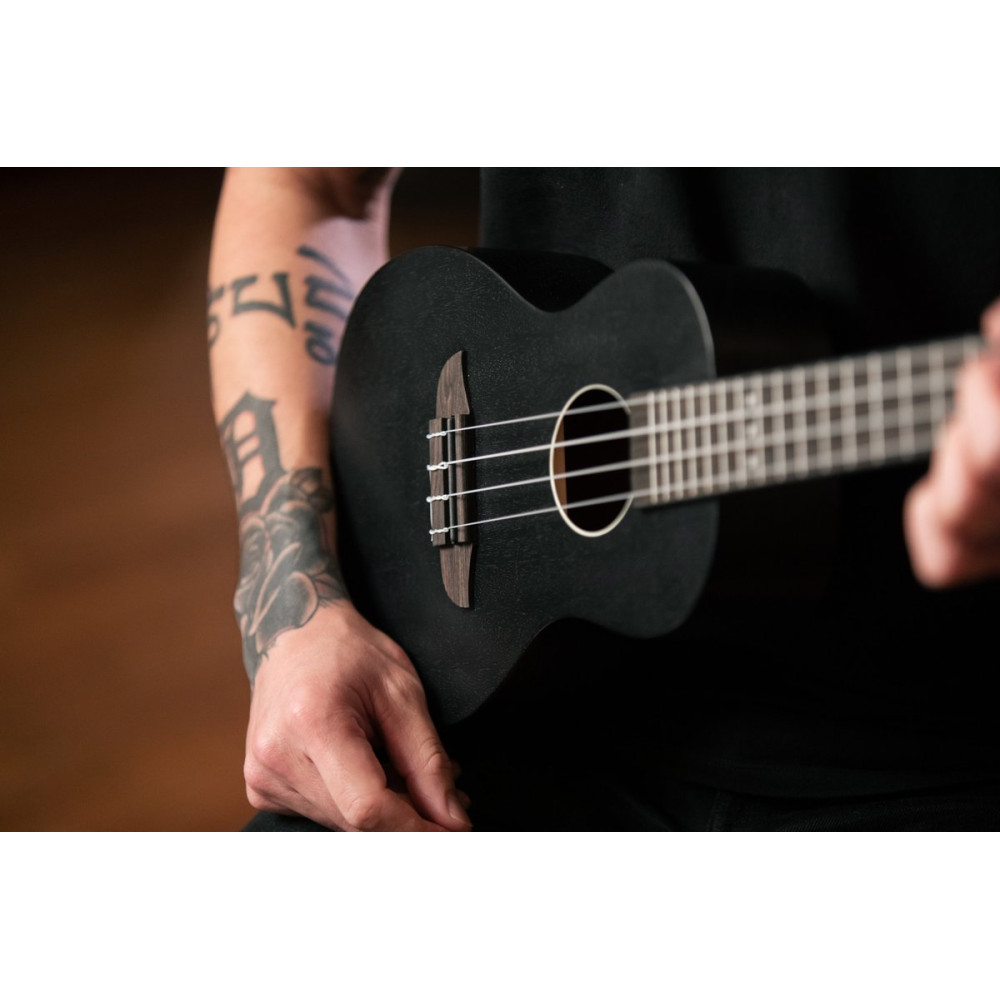 Ortega RUHZ-SBK Horizon Series Concert Ukulele 4 String - Okoume Black