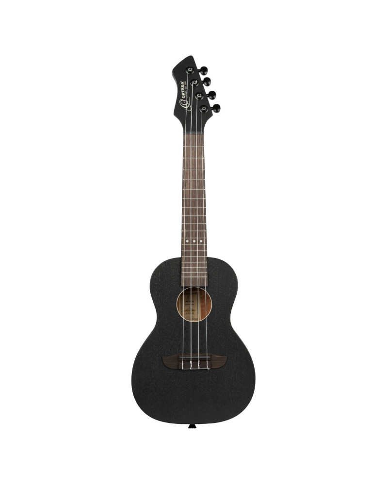 Ortega RUHZ-SBK Horizon Series Concert Ukulele 4 String - Okoume Black