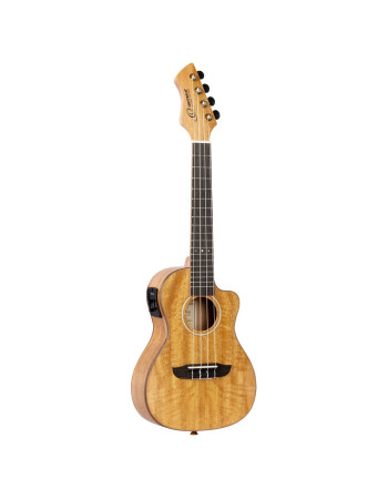 Ortega RUMG-CE Horizon Series Concert Preamp Ukulele 4 String - Mango Natural + Bag