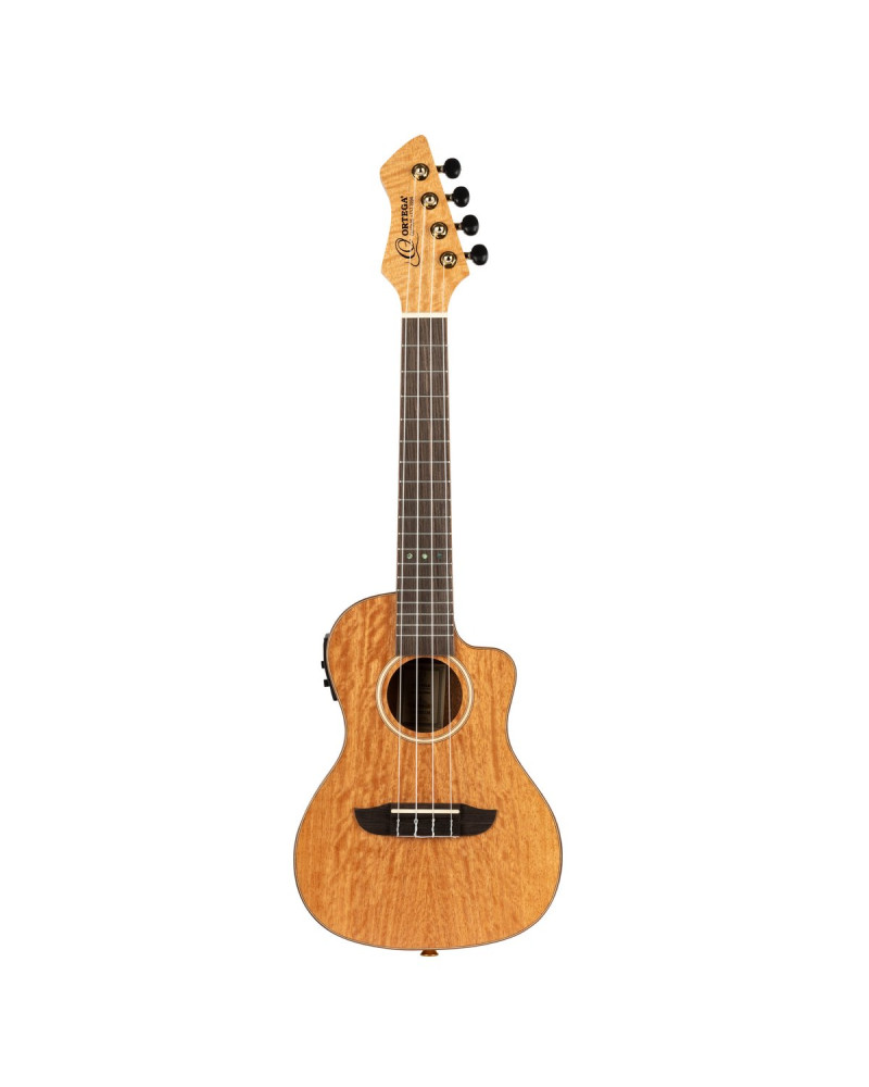 Ortega RUMG-CE Horizon Series Concert Preamp Ukulele 4 String - Mango Natural + Bag