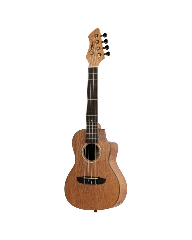 Ortega RUMG-CE Horizon Series Concert Preamp Ukulele 4 String - Mango Natural + Bag