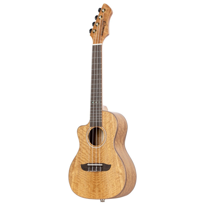 Ortega RUMG-CE-L Horizon Series Concert Preamp Ukulele 4 String Lefty - Mango Natural + Bag