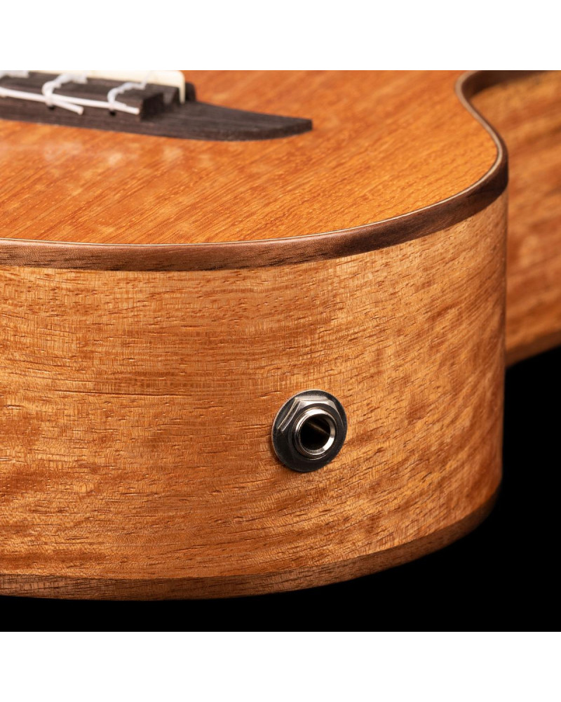 Ortega RUMG-CE-L Horizon Series Concert Preamp Ukulele 4 String Lefty - Mango Natural + Bag