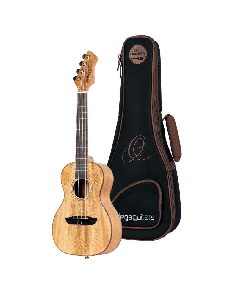 Ortega RUMG-L Horizon Series Concert Ukulele 4 String Lefty - Mango Natural + Bag