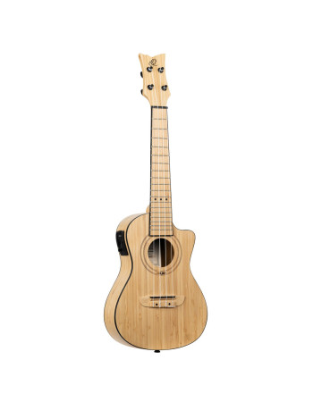 Ortega RUNAB-CC Bamboo Series Concert Ukulele 4 String - Solid Bamboo Natural + Bag