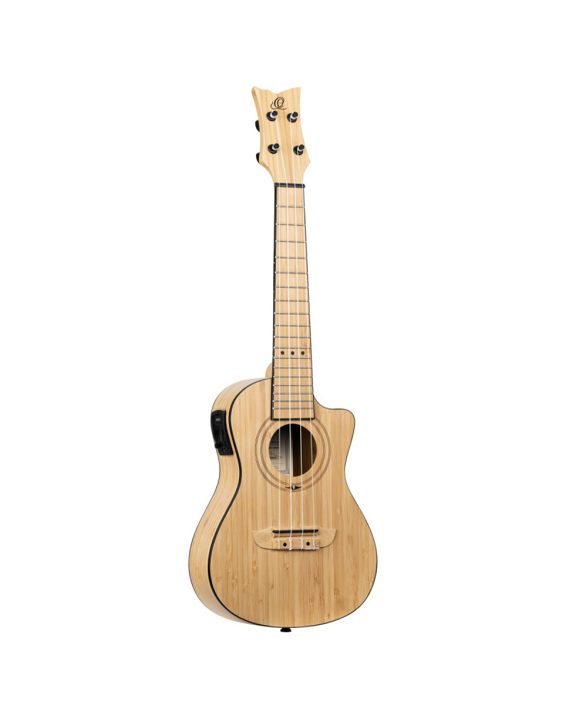 Ortega RUNAB-CC Bamboo Series Concert Ukulele 4 String - Solid Bamboo Natural + Bag