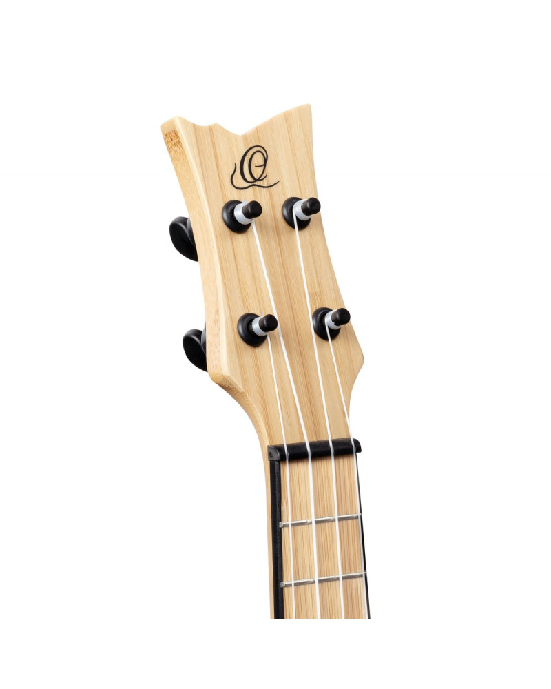 Ortega RUNAB-CC Bamboo Series Concert Ukulele 4 String - Solid Bamboo Natural + Bag