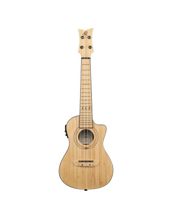 Ortega RUNAB-CC Bamboo Series Concert Ukulele 4 String - Solid Bamboo Natural + Bag