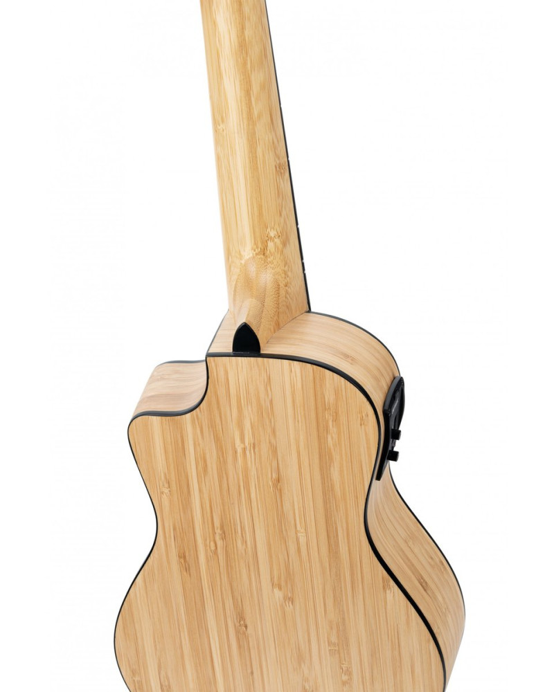 Ortega RUNAB-CC Bamboo Series Concert Ukulele 4 String - Solid Bamboo Natural + Bag