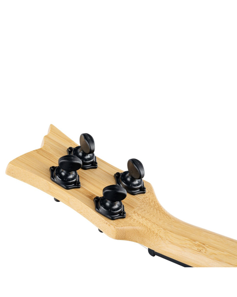 Ortega RUNAB-SO Bamboo Series Soprano Ukulele 4 String - Solid Bamboo Natural + Bag
