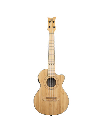 Ortega RUNAB-TE Bamboo Series Tenor Ukulele 4 String - Solid Bamboo Natural + Bag