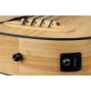 Ortega RUNAB-UB Bamboo Series Short Scale Uke Bass 4 String - Solid Bamboo + Bag