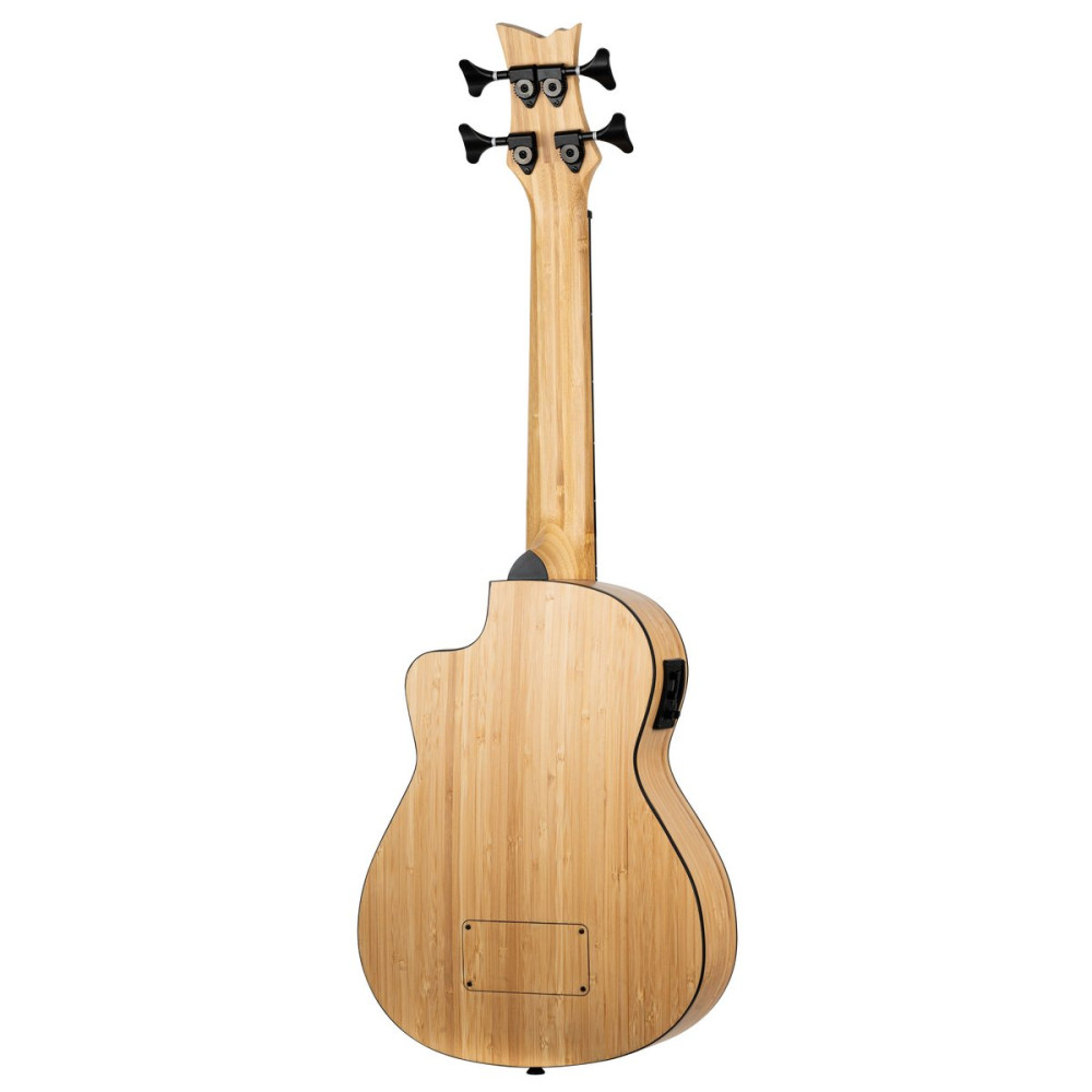 Ortega RUNAB-UB Bamboo Series Short Scale Uke Bass 4 String - Solid Bamboo + Bag